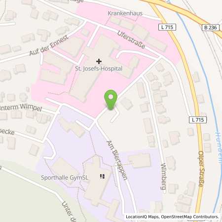 Standortübersicht der Strom (Elektro) Tankstelle: BIGGE ENERGIE GmbH & Co. KG in 57368, Lennestadt