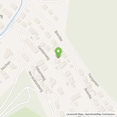 Standortübersicht der Tankstelle BIGGE ENERGIE GmbH & Co. KG in 57368 Lennestadt