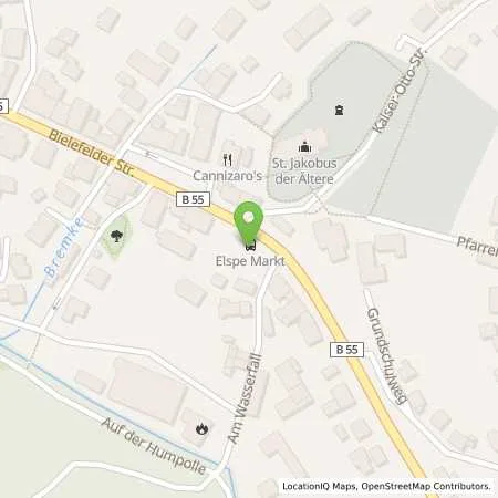 Standortübersicht der Tankstelle BIGGE ENERGIE GmbH & Co. KG in 57368 Lennestadt