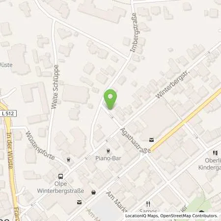 Standortübersicht der Tankstelle BIGGE ENERGIE GmbH & Co. KG in 57462 Olpe