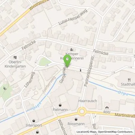 Standortübersicht der Tankstelle BIGGE ENERGIE GmbH & Co. KG in 57462 Olpe