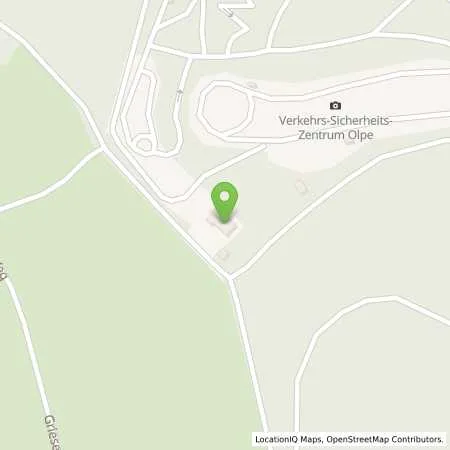 Standortübersicht der Tankstelle Olper Automobil-Club e.V. in 57462 Olpe