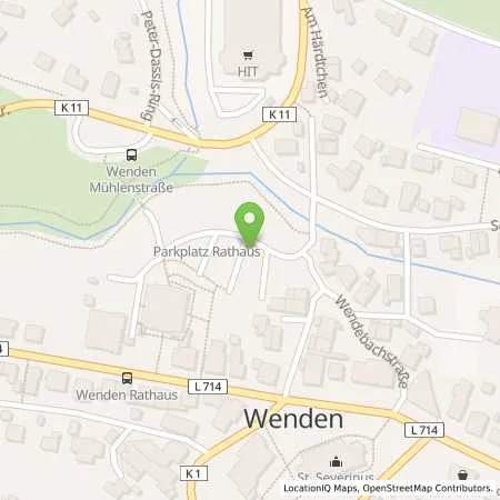 Standortübersicht der Tankstelle BIGGE ENERGIE GmbH & Co. KG in 57482 Wenden