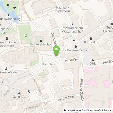 Standortübersicht der Tankstelle Westfalen Weser Netz GmbH in 33098 Paderborn