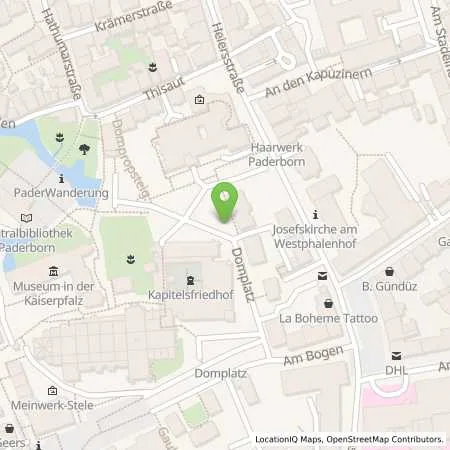 Standortübersicht der Tankstelle Erzbistum Paderborn in 33098 Paderborn