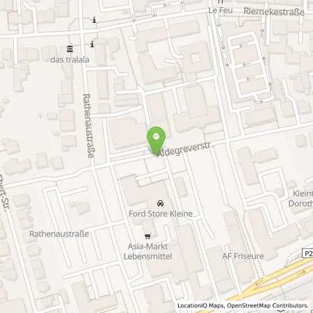 Standortübersicht der Tankstelle innogy eMobility Solutions GmbH in 33102 Paderborn