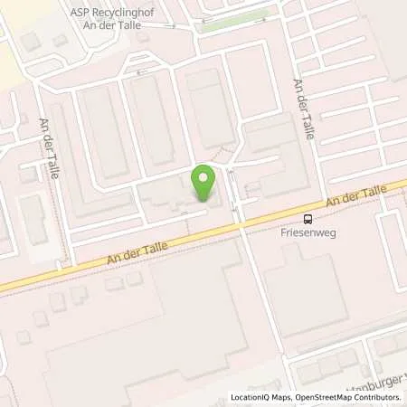 Standortübersicht der Tankstelle ASP-Eigenbetrieb der Stadt Paderborn in 33102 Paderborn