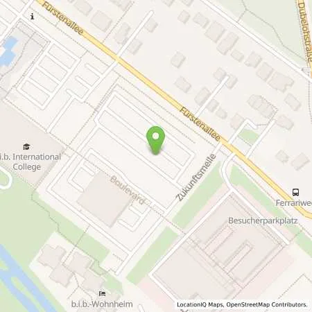 Standortübersicht der Tankstelle Fraunhofer-Gesellschaft zur Förderung der angewandten Forschung e. V. in 33102 Paderborn