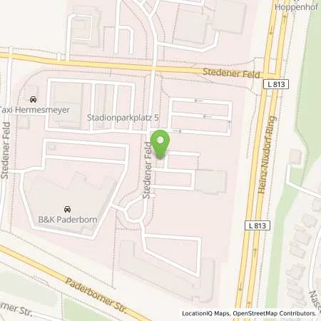 Standortübersicht der Tankstelle Westfalen Weser Netz GmbH in 33104 Paderborn