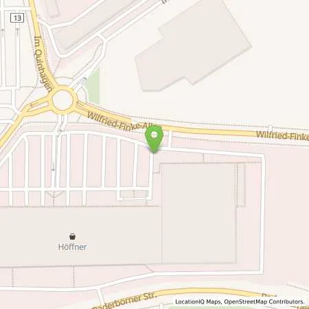 Standortübersicht der Tankstelle Westfalen Weser Netz GmbH in 33104 Paderborn