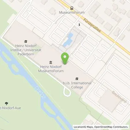 Standortübersicht der Tankstelle Westfalen Weser Netz GmbH in 33106 Paderborn