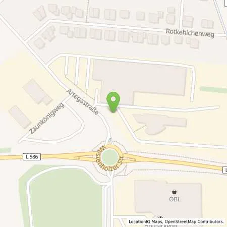 Standortübersicht der Tankstelle Voltabox AG in 33129 Delbrück