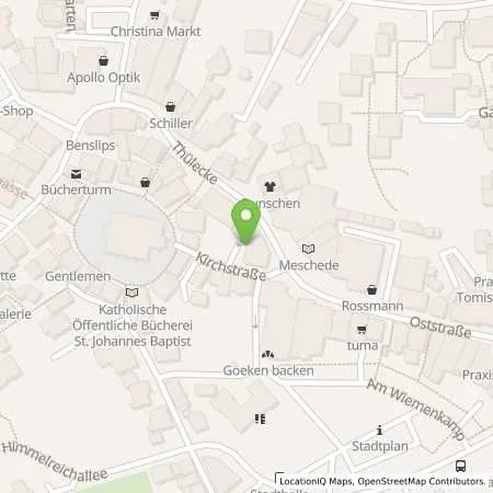 Standortübersicht der Tankstelle Westfalen Weser Netz GmbH in 33161 Hövelhof