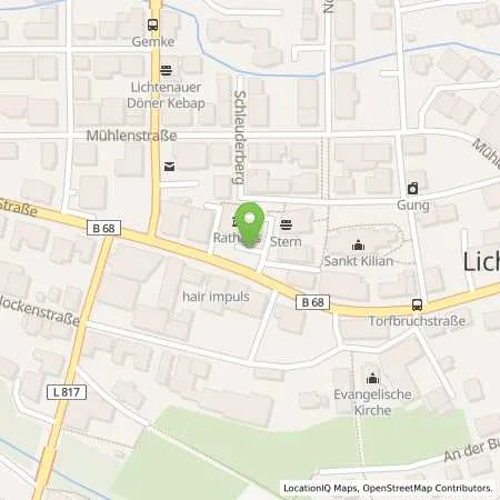 Standortübersicht der Tankstelle Westfalen Weser Netz GmbH in 33165 Lichtenau