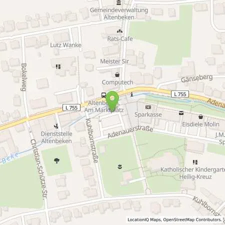 Standortübersicht der Tankstelle Westfalen Weser Netz GmbH in 33184 Altenbeken