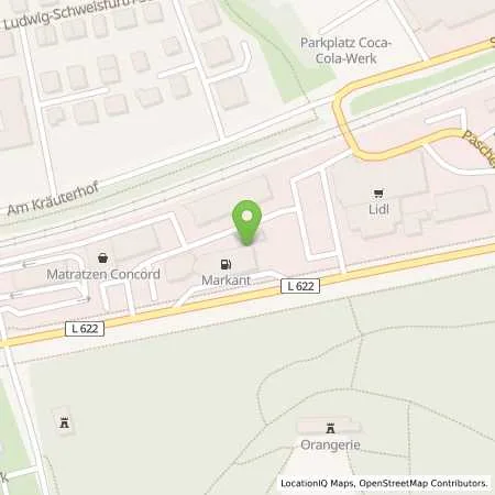 Standortübersicht der Tankstelle innogy eMobility Solutions GmbH in 45699 Herten