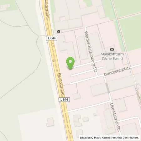 Standortübersicht der Tankstelle Hertener Stadtwerke GmbH in 45699 Herten