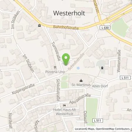 Standortübersicht der Tankstelle Hertener Stadtwerke GmbH in 45701 Herten