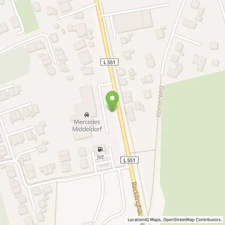 Standortübersicht der Tankstelle Stadtwerke Haltern am See GmbH in 45721 Haltern am See