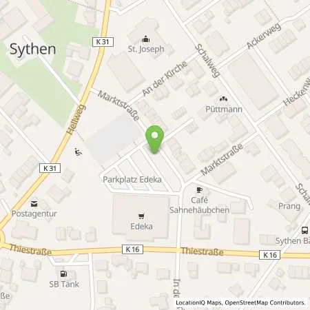 Standortübersicht der Tankstelle Stadtwerke Haltern am See GmbH in 45721 Haltern am See