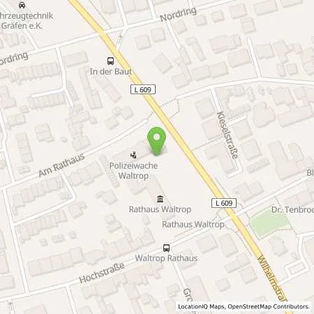 Standortübersicht der Tankstelle innogy SE in 45731 Waltrop