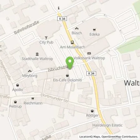 Standortübersicht der Tankstelle innogy SE in 45731 Waltrop