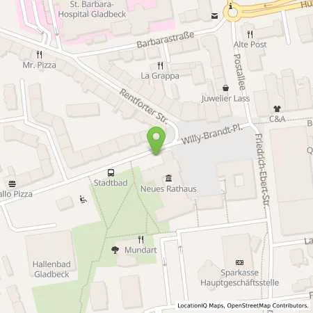 Standortübersicht der Tankstelle Emscher Lippe Energie GmbH in 45964 Gladbeck