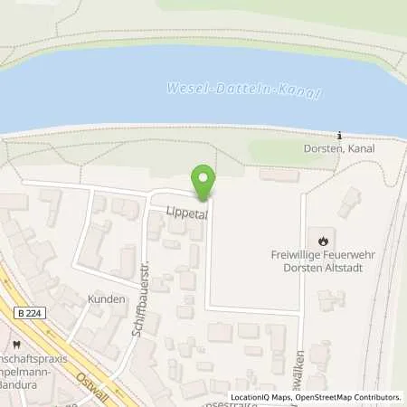 Standortübersicht der Tankstelle innogy SE in 46282 Dorsten