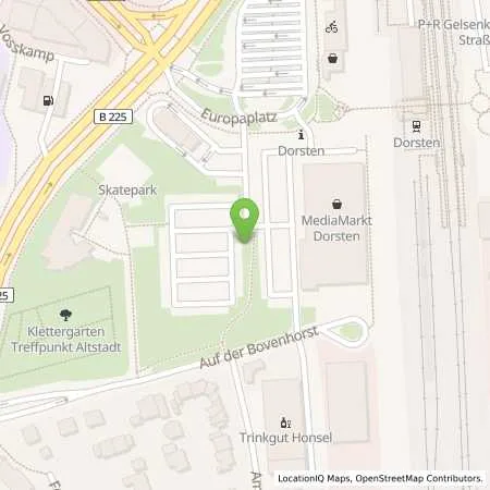 Standortübersicht der Tankstelle innogy SE in 46282 Dorsten