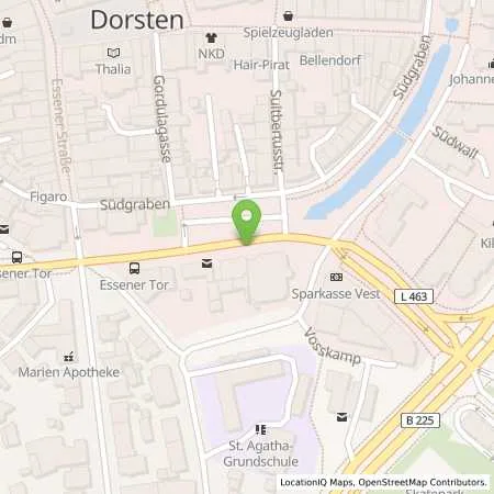 Standortübersicht der Tankstelle innogy eMobility Solutions GmbH in 46282 Dorsten