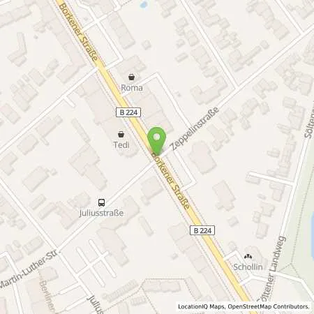 Standortübersicht der Tankstelle innogy SE in 46284 Dorsten