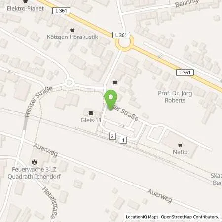 Standortübersicht der Tankstelle innogy SE in 50127 Bergheim