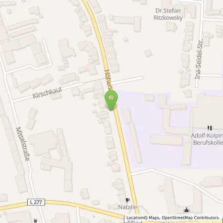 Standortübersicht der Tankstelle innogy SE in 50169 Kerpen