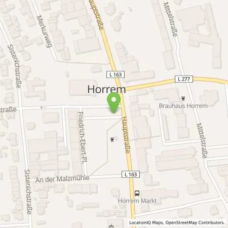 Standortübersicht der Tankstelle Stadtwerke Kerpen GmbH & Co. KG in 50169 Kerpen