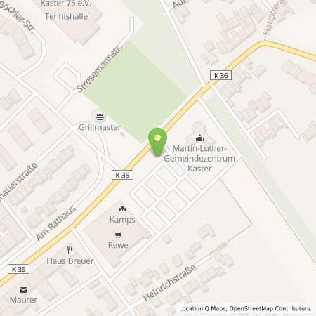 Standortübersicht der Strom (Elektro) Tankstelle: innogy SE in 50181, Bedburg