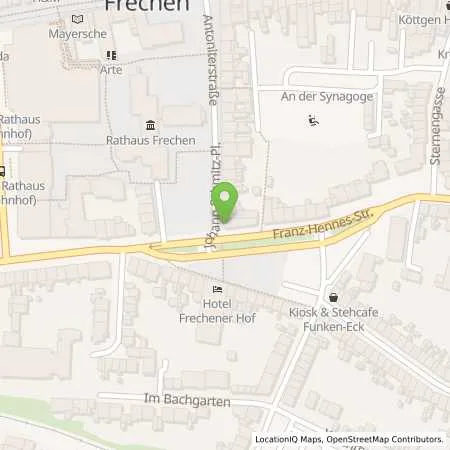 Standortübersicht der Tankstelle innogy eMobility Solutions GmbH in 50226 Frechen