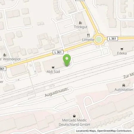 Standortübersicht der Tankstelle ALDI SÜD in 50226 Frechen