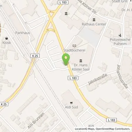 Standortübersicht der Tankstelle Rheinenergie AG in 50259 Pulheim