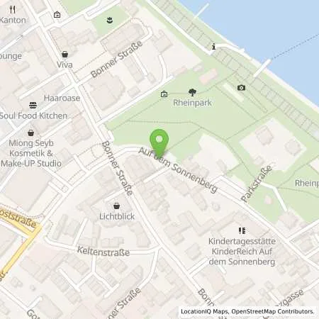 Standortübersicht der Tankstelle innogy SE in 50389 Wesseling