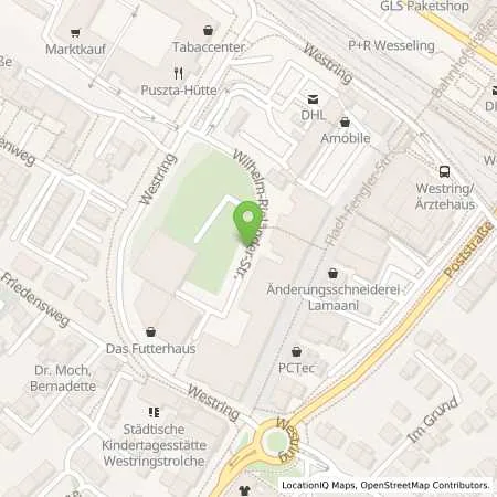 Standortübersicht der Tankstelle innogy SE in 50389 Wesseling