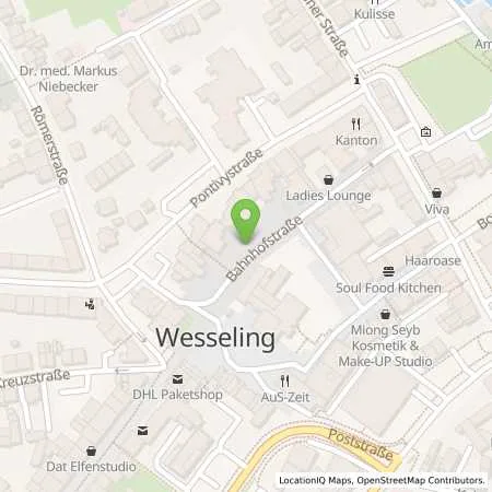 Standortübersicht der Tankstelle innogy eMobility Solutions GmbH in 50389 Wesseling