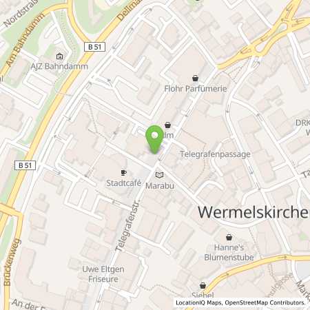 Standortübersicht der Strom (Elektro) Tankstelle: BEW Bergische Energie- und Wasser-GmbH in 42929, Wermelskirchen