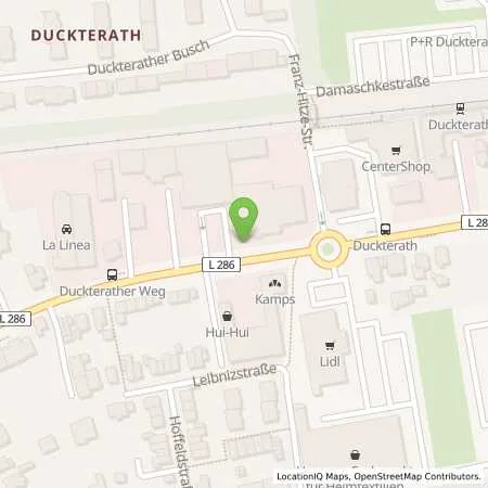 Standortübersicht der Tankstelle Richard Stein GmbH & Co. KG in 51469 Bergisch Gladbach