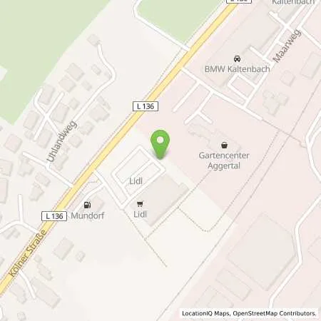 Standortübersicht der Tankstelle Lidl Dienstleistung GmbH & Co. KG in 51491 Overath