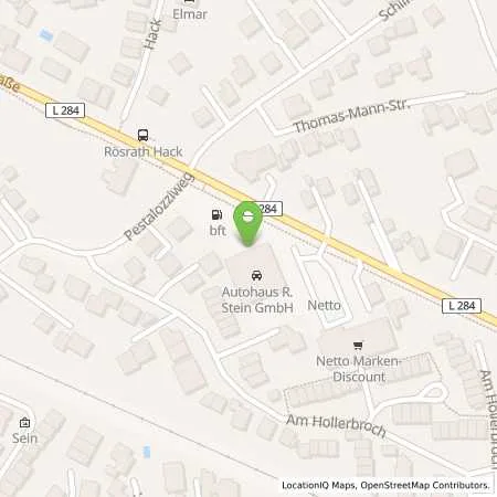 Standortübersicht der Tankstelle Richard Stein GmbH & Co. KG in 51503 Rösrath