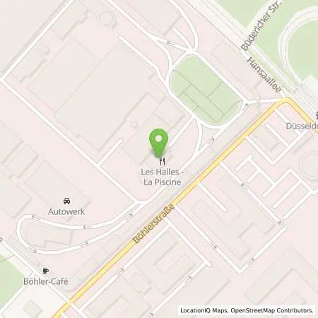 Standortübersicht der Tankstelle voestalpine Edelstahl Deutschland GmbH in 40549 Düsseldorf