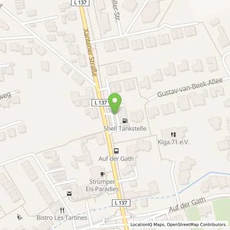 Standortübersicht der Tankstelle EnBW mobility+ AG und Co.KG in 40670 Meerbusch