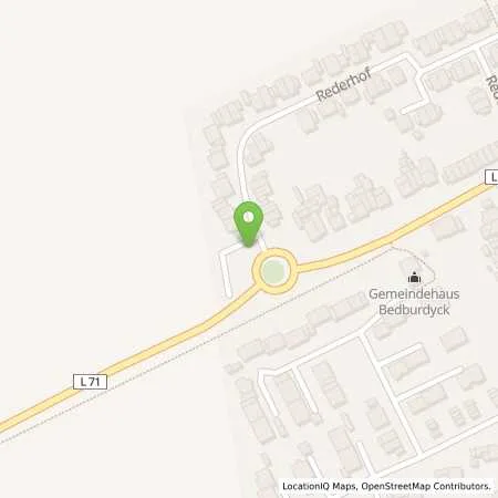 Standortübersicht der Tankstelle NEW Niederrhein Energie und Wasser GmbH in 41363 Jüchen