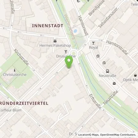 Standortübersicht der Tankstelle Stadtwerke Neuss Energie und Wasser GmbH in 41460 Neuss