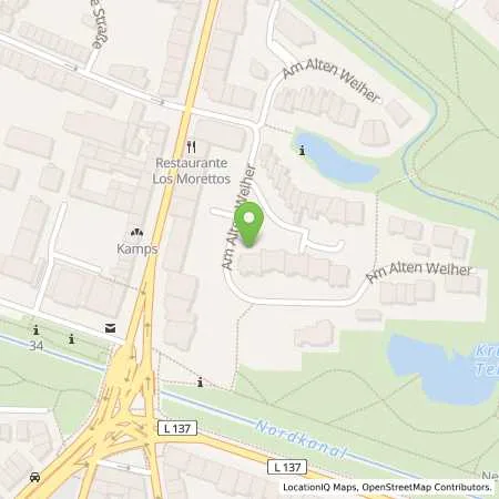 Standortübersicht der Tankstelle Stadtwerke Neuss Energie und Wasser GmbH in 41460 Neuss